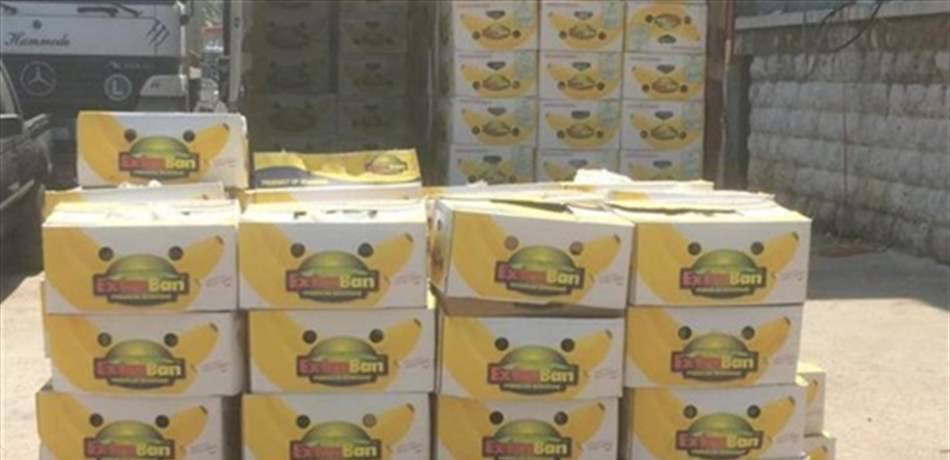 ضبط شحنة من الموز المهرّب على طريق بشري طرابلس