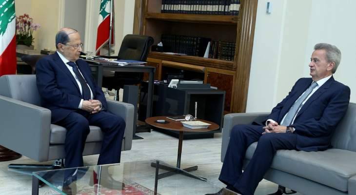 سلامة: الوضع المالي مستقر ونشر الموازنة عامل مهم في الانتظام المالي