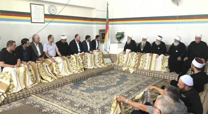 الغريب جال على المرجعيات الروحيّة الدرزية والمشايخ الأعيان