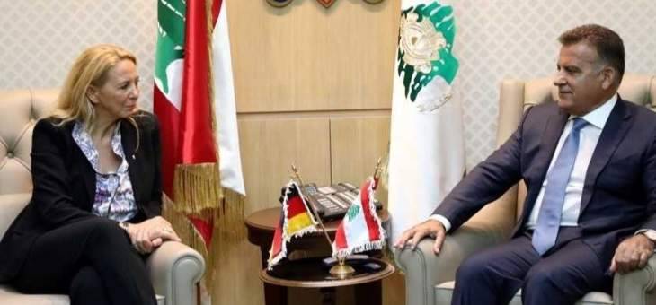 اللواء ابراهيم التقى قائدة شرطة برلين وممثل الأمين العام للأمم المتحدة
