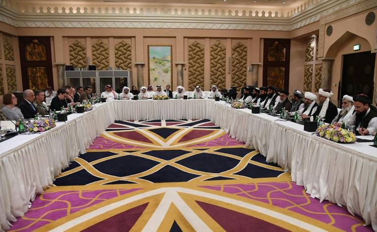 استئناف المفاوضات في الدوحة بين واشنطن وطالبان الافغانية