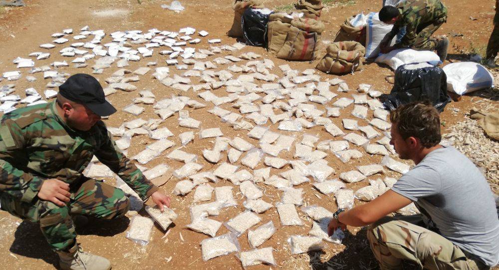 بالصور.. الأمن السوري يضبط 1.5 مليون حبة كبتاغون على الحدود مع الأردن