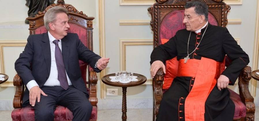 سلامة من بكركي: الكلام عن أن لبنان مهدد بالإفلاس غير مبرر علميا وبالأرقام