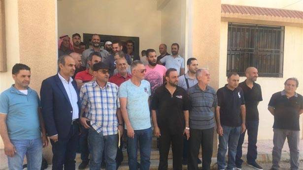 اعتصام لعمّال تشغيل أنظمة المياه في منطقة بعلبك