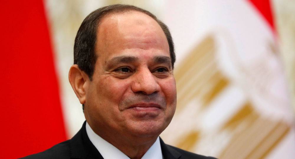 السيسي يغرد بشأن حادث معهد الأورام للمرة الثانية