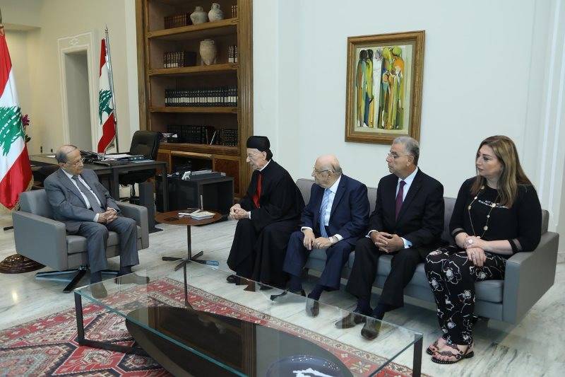رئيس الجمهورية عرض الأوضاع مع زواره واطلع على التحضيرات للاحتفالات بسنة البطريرك الحويك