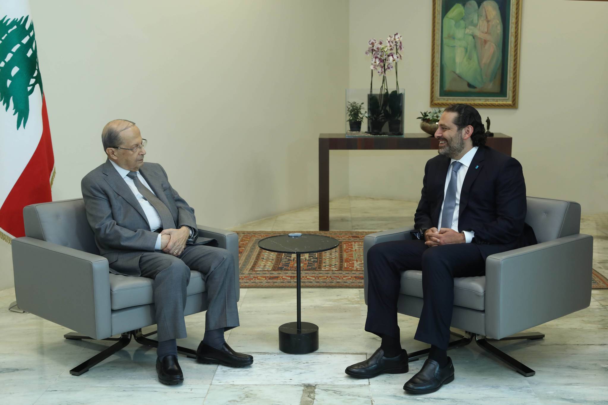 الحريري بعد لقائه عون: الحلول باتت في خواتيمها وستسمعون الخبر السار قريباً