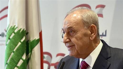 بري تلقى برقية تهنئة بالأضحى من السيسي