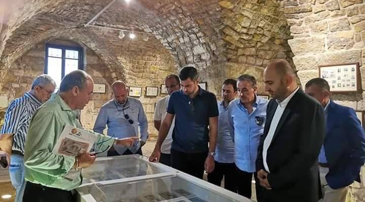 افتتاح معرض الطوابع والعملات واليانصيب في زغرتا وطوني فرنجيه يجول فيه