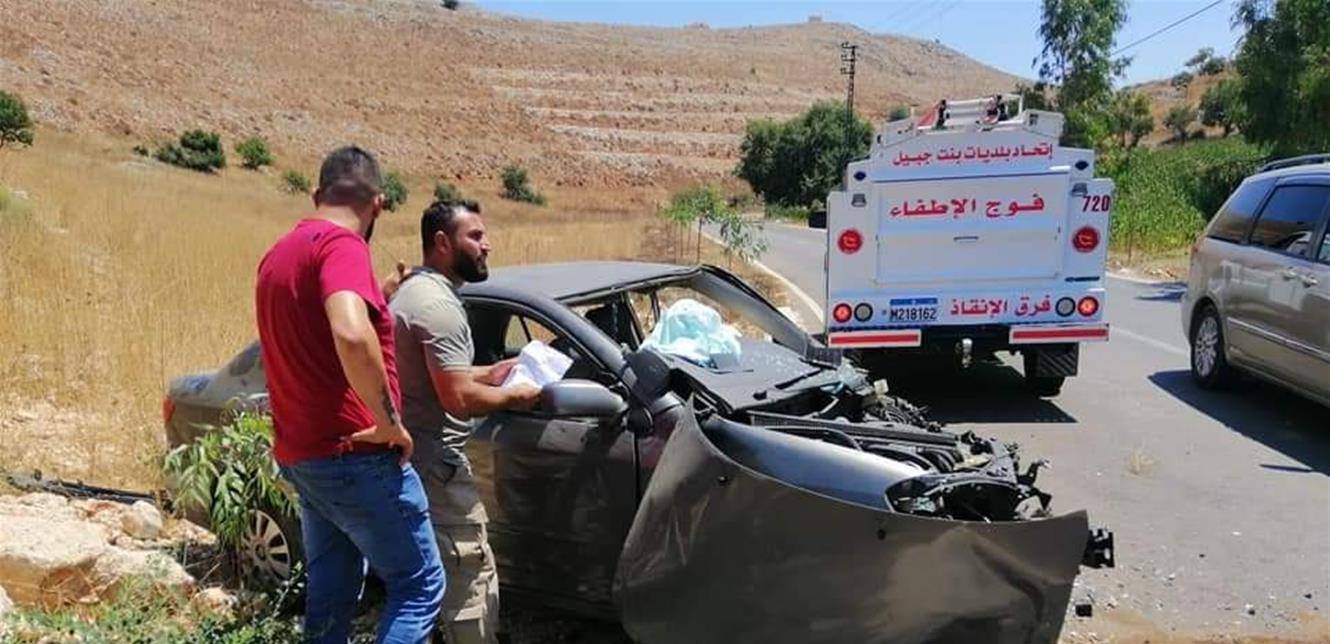 10 جرحى بحادث سير على مفرق ميس الجبل - وادي السلوقي
