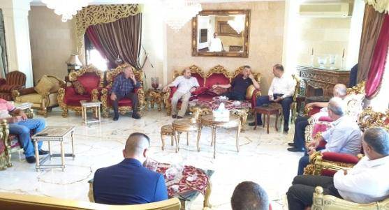 حبيش زار البعريني وسليمان واتصل بالمرعبي مهنئا بالاضحى