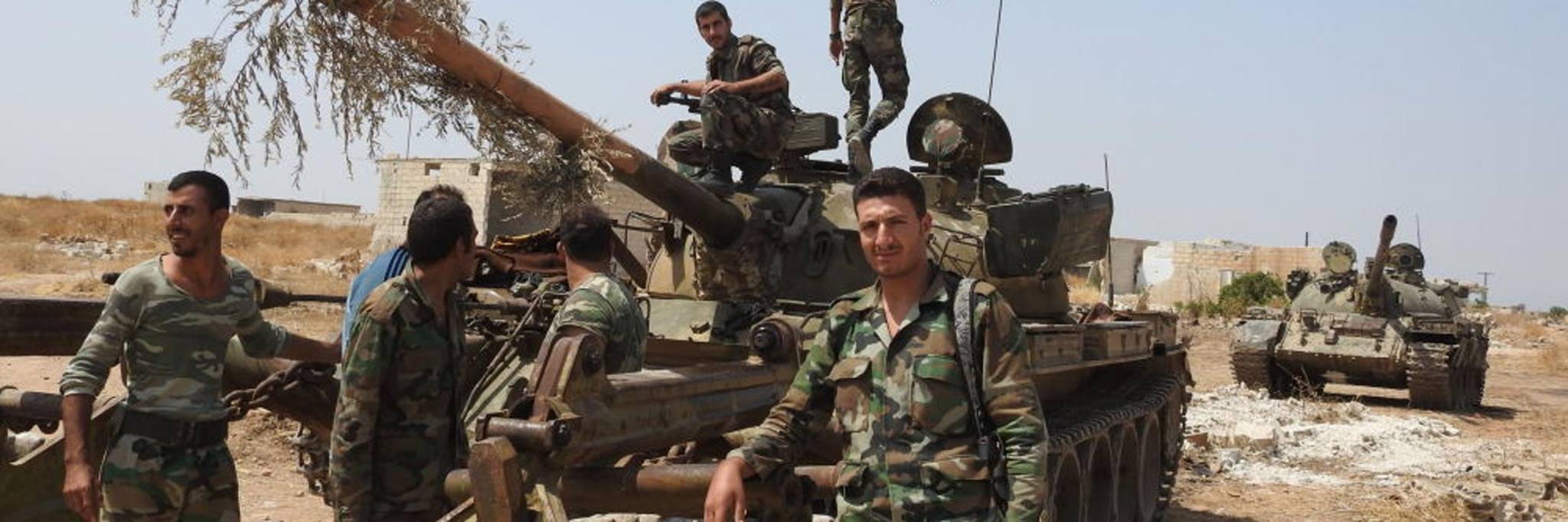 الجيش السوري على مداخل خان شيخون