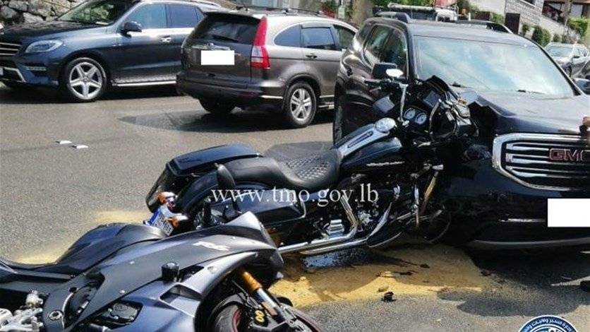 جريح إثر حادث سير في جعيتا (صورة)
