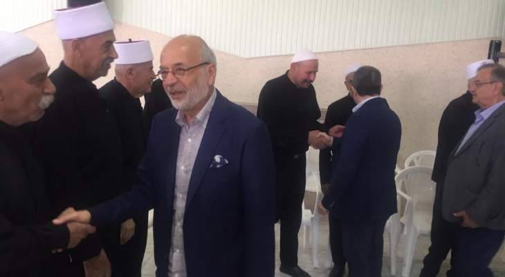 شهيب: علينا ان نخرج من الطوائف الى عالم اشمل وابعد عن المناطقية والطائفية