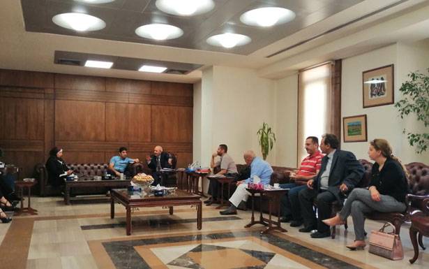 المراد بحث ولجنة البيئة موضوع مكب تربل