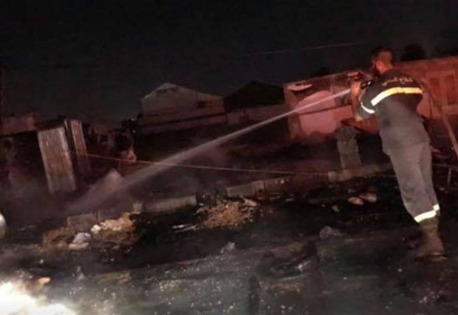 احتراق 5 خيم للنازحين في البقاع... وحالة اختناق