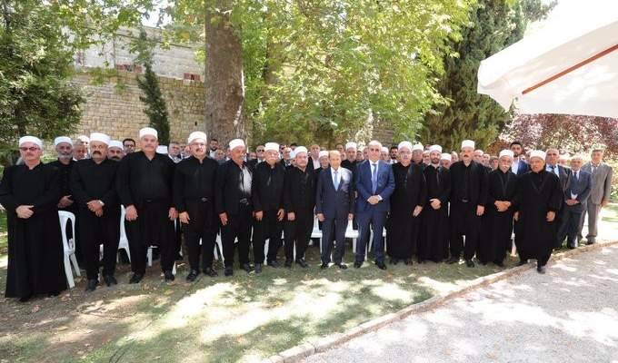 الرئيس عون استقبل وهاب مع وفد من المشايخ وأهالي المنطقة في بيت الدين