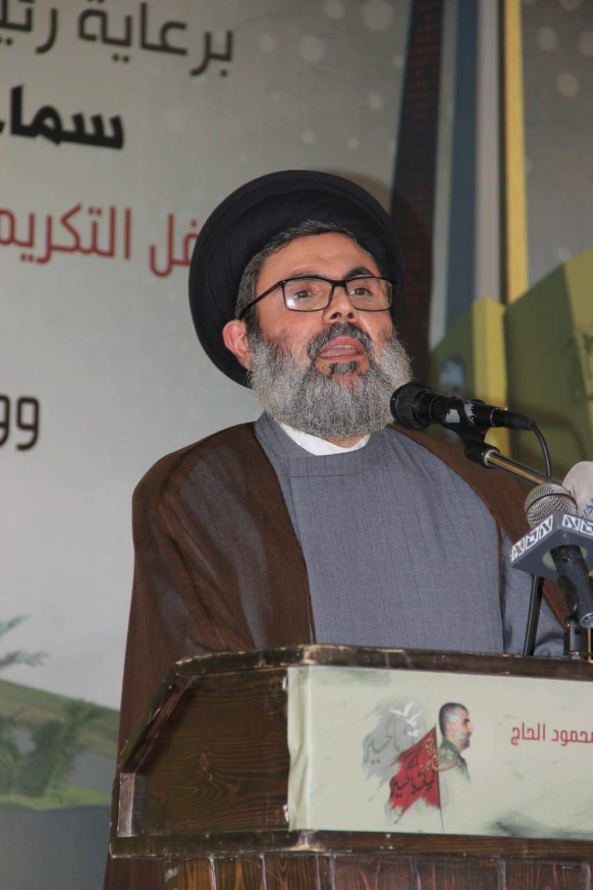 صفي الدين متوجها الى اللبنانيين من قليا: كل الكلام الاميركي حول العقوبات والتهديدات ليس لها اي قيمة ولا تهتموا بها فلن يتغير شيىء في الوقائع