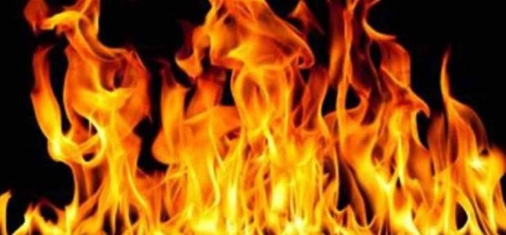 إخماد حريق كبير في خراج بلدة عدبل العكارية