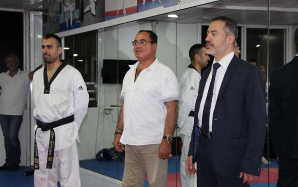 رئيس الاتحاد اللبناني للتايكواندو يزور نادي أنور الرياضي