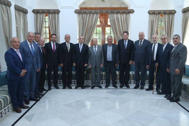 (*) الرئيس عون التقى وفد لقاء أبناء الجبل