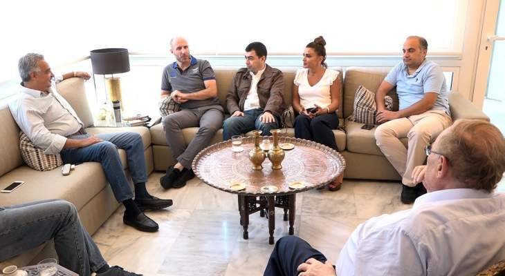 إرسلان بحث مع فادي جريصاتي ملفات بيئيّة هامّة أبرزها ملف النفايات