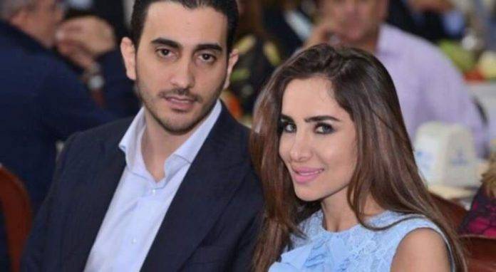 جاد صوايا وعقيلته داليا كريم ينجوان من حادث حريق !!