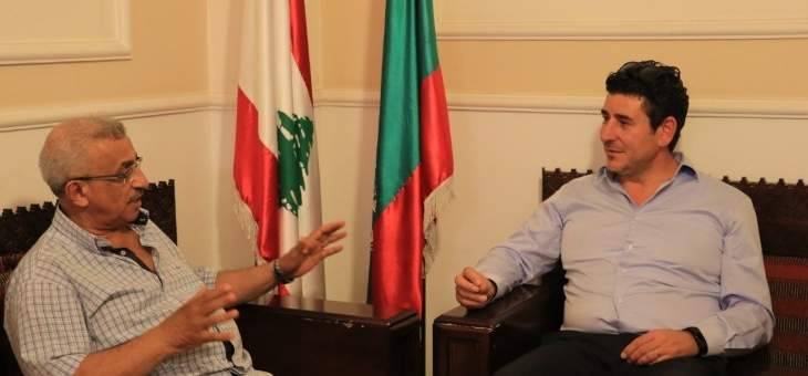 أسامة سعد يلتقي وفداً من جمعية بقسطا