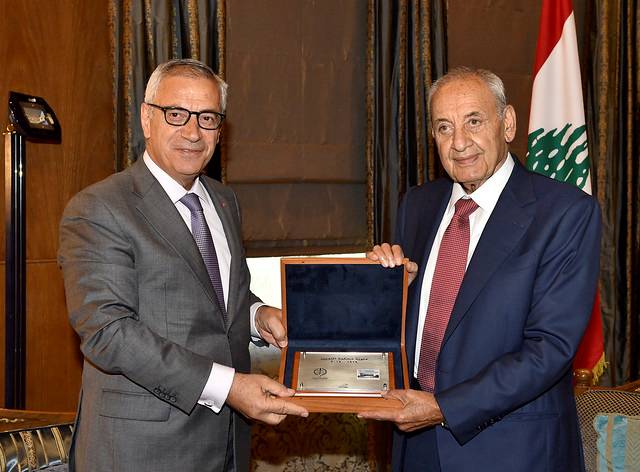 بري التقى فهد ودياب وأبرق الى نظيره العاجي مهنئاً