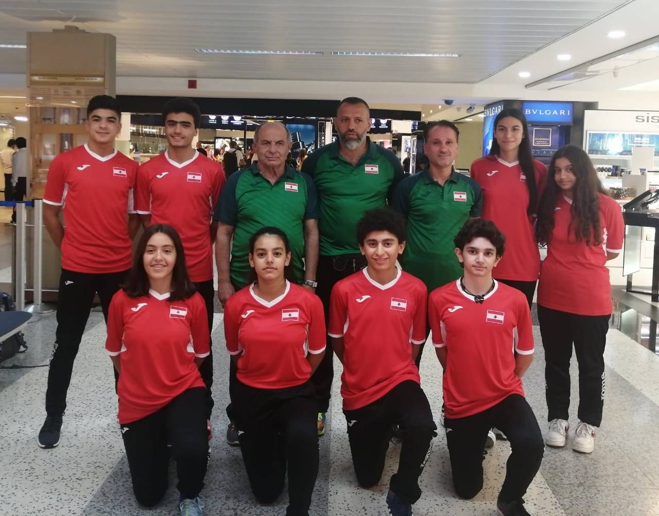 بعثة الريشة الطائرة الى بطولتي العرب وغرب آسيا