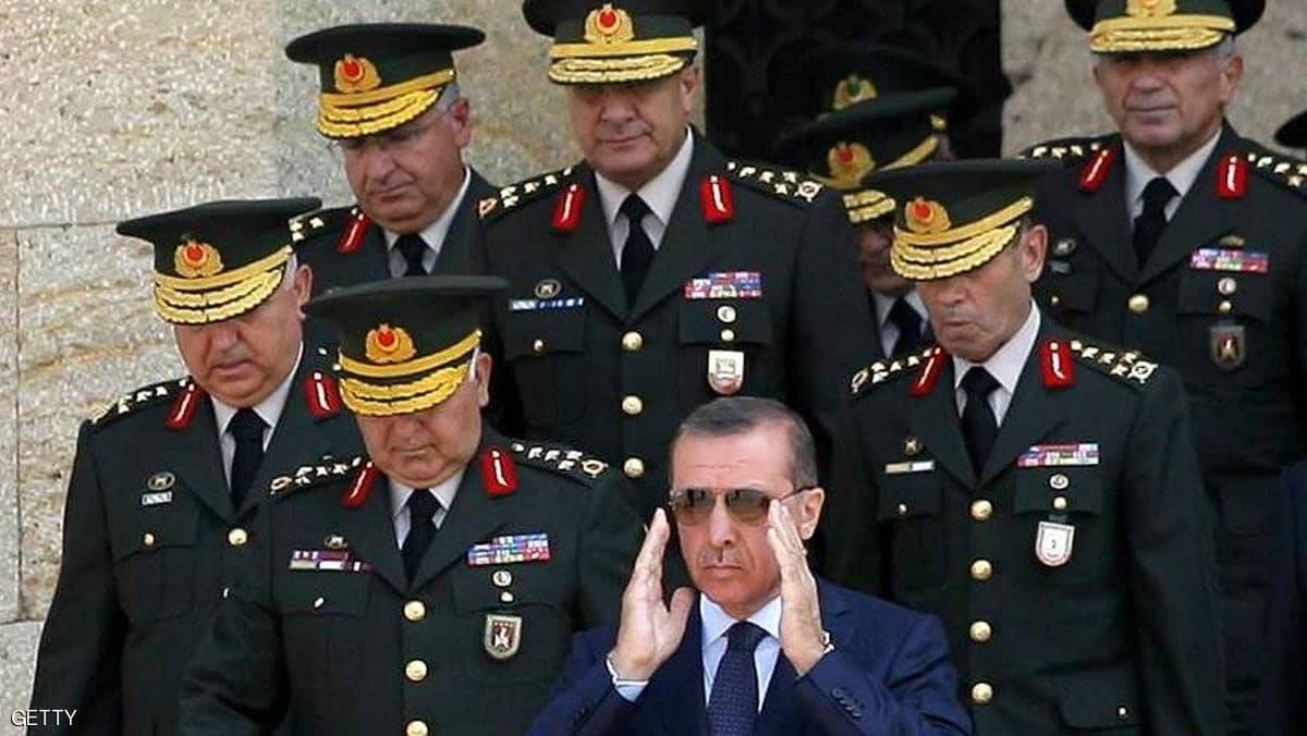 أردوغان والجنرالات.. هزة "من الداخل" تضرب الجيش التركي