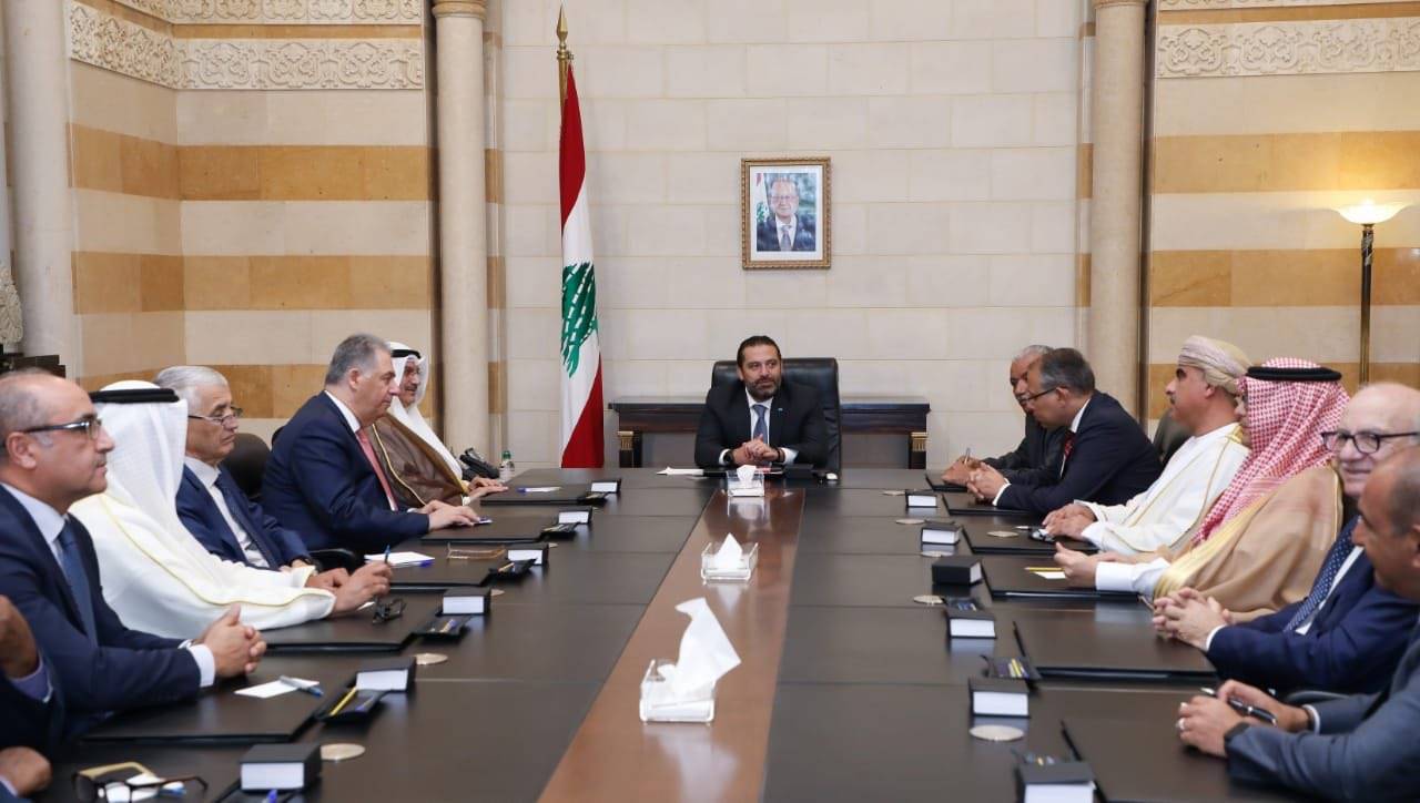 السفراء العرب بعد لقاء الحريري: سمعنا بأن لبنان سيطلب اجتماعا من الجامعة العربية لبحث الاعتداءات الاسرائيلية