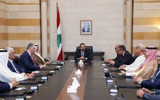 الحريري التقى سفراء الدول العربـيّة الـقنـاعي : أكدنا حرصنا على أمن لبنان