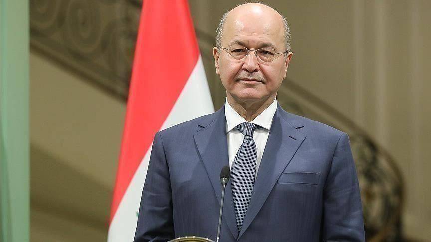 صالح يؤكد ضرورة تكثيف المساندة الدولية للعراق