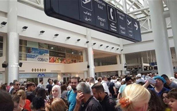 زحمة خانقة في المطار... وفنيانوس : في 5 أيلول سنفتتح البوابات الجديدة