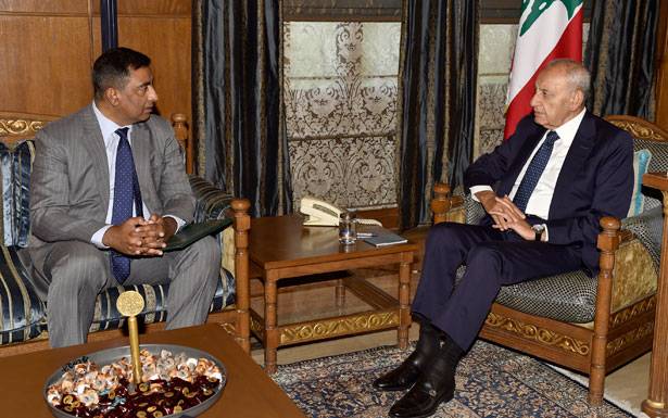 بري استقبل السفير الباكستاني ودعا اللجان النيابيّة لجلسة في 11 الجاري