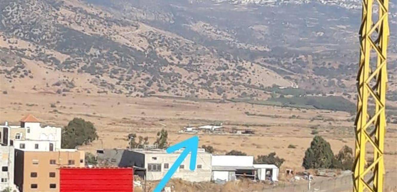 القوات الإسرائيلية أقامت خيمة في قرية الغجر مقابل الوزاني
