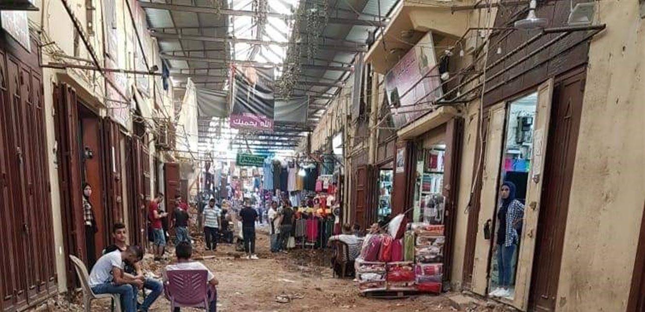 اضراب للمحلات في سوق القمح - طرابلس