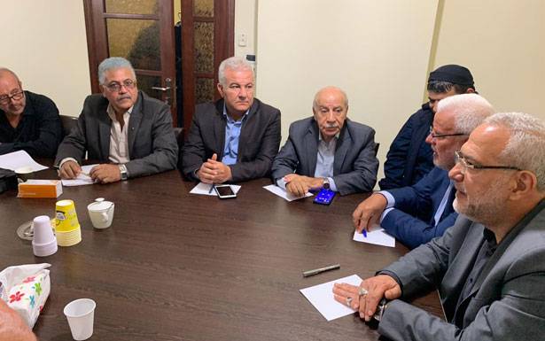 التقى قادة فصائل هيئة العمل الفلسطيني المشترك قماطي: لمعالجة مشكلة العمل للفلسطينيين بروحيّة الخصوصيّة