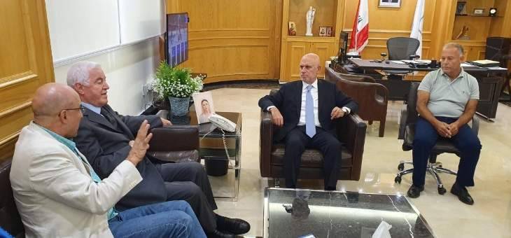فنيانوس التقى وفداً من بلدة ضهور الشوير