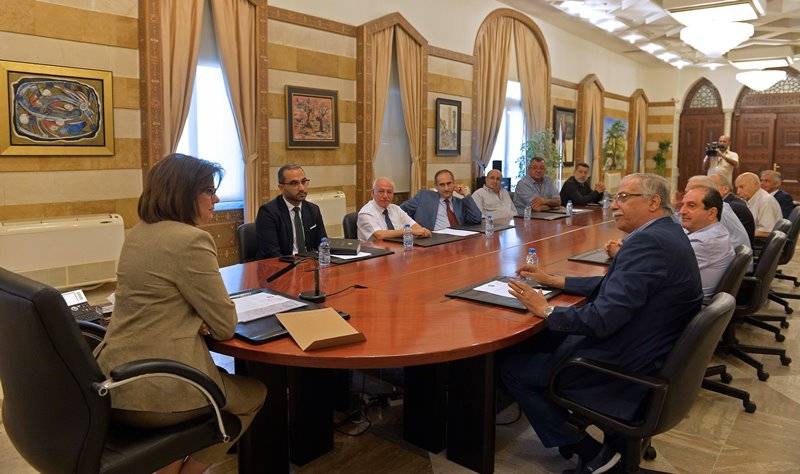 الحسن التقت رابطة مخاتير بيروت وترأست اجتماعا للجنة مدونة قواعد السلوك خاصتهم