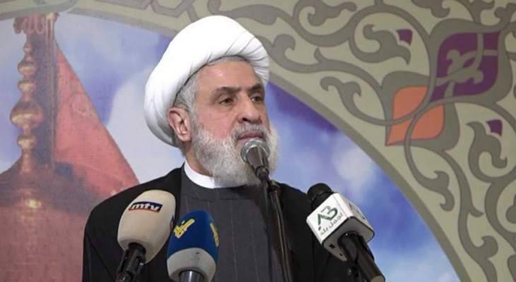 قاسم: مقاومة حزب الله ليست مقاومة في البازار السياسي بل مقاومة تحرير