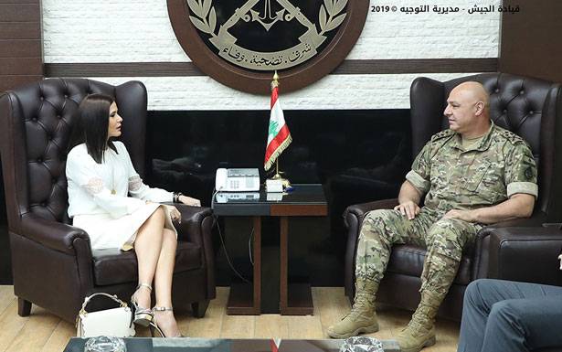 جعجع الـتقت قائـد الـجيش مُؤكّدة دعمها الثابت للمؤسّسة العسكريّـة