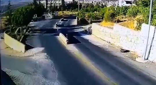 فيديو- حادث سير مروع في راشيا  أدى الى مقتل مجند في الجيش اللبناني