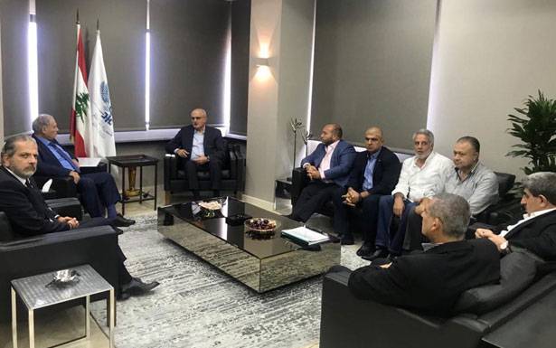 خليل بحث مع قــطـــاع المحروقات