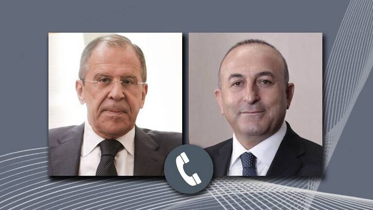 لافروف وتشاووش أوغلو يبحثان التطورات الأخيرة في سوريا