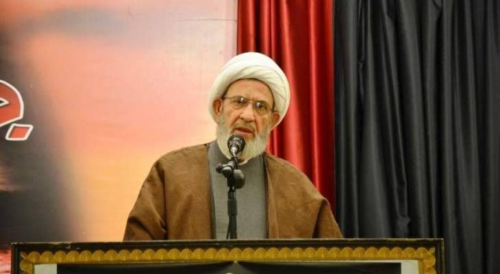 الشيخ يزبك: المقاومة ستبقى بالمرصاد وستتصدى لأي عدوان