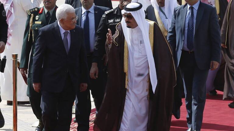 الملك سلمان يبلغ الرئيس الفلسطيني أن إعلان نتنياهو ضم أراض فلسطينية باطل