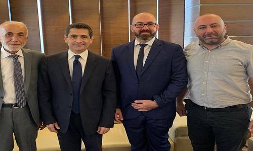 قيومجيان بحث مع رئيس اتحاد بلديات جبل الشيخ شؤونا انمائية تخص راشيا