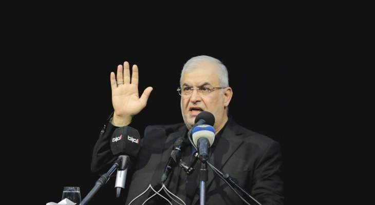 رعد: الحصار الأميركي يشد من عزمنا وقوتنا وتماسكنا